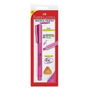 MARCA TEXTO ROSA SM/ MTRSZF BLISTER FABER CASTELL