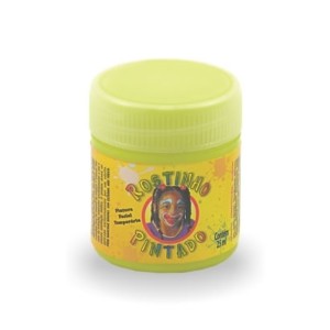 PINTURA FACIAL 25ML AMARELO LIMAO ROSTINHO PINTADO