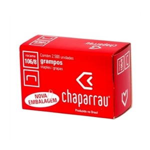 GRAMPOS 106/8 GALVANIZADO COM 2500 CHAPARRAU
