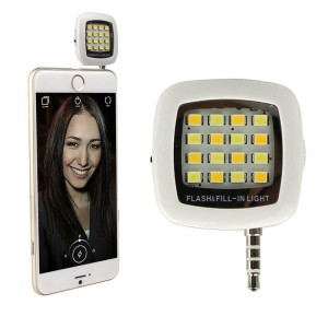 FLASH SELFIE FRONTAL SMATPHONE Y21339 BRANCO YASIN
