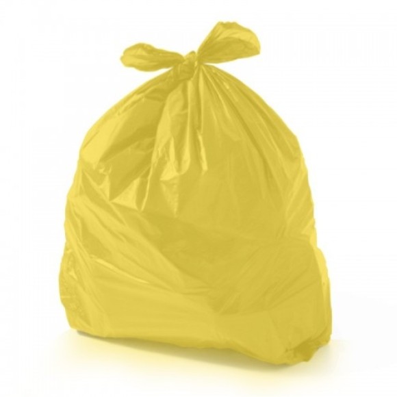 SACO DE LIXO 60 LTS AMARELO 0,7 C/100 UNIDADES