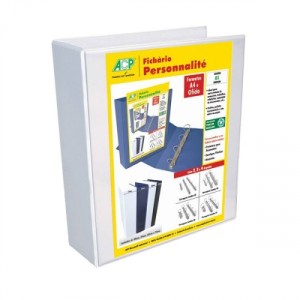 PASTA FICHÁRIO PERSONNALITÉ A4 2 ARGOLAS BRANCA REF.2754 ACP