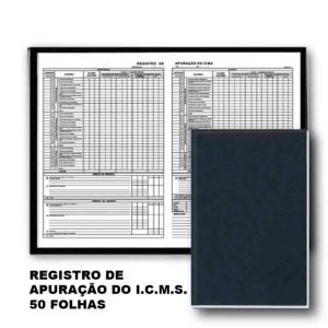LIVRO MOD.9 REGISTRO DE APURAÇÃO DO I.C.M.S SÃO DOMINGOS