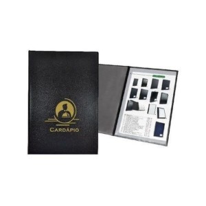 PASTA CARDÁPIO LUXO 4 BOLSAS REF.324 ACP