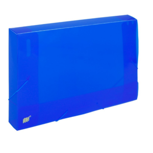 PASTA PLÁSTICA OFÍCIO COM ELÁSTICO REF.CX040S AZUL YES