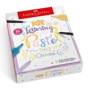 KIT LETTERING C/16 PEÇAS FABER CASTELL
