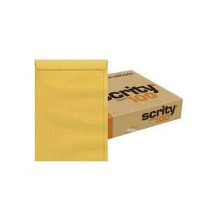 ENVELOPE SACO OURO 370x470 C/100 UNIDADES SOF347 SCRITY