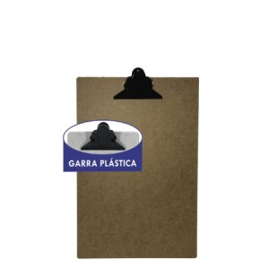 PRANCHETA 1/2 OFICIO EUCATEX COM PRENDEDOR PLÁSTICO REF.5032 CARBRINK