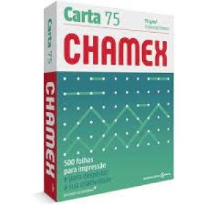 SULFITE CARTA BRANCO 216x279 75G 500FLS CHAMEX