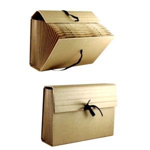 PASTA SANFONADA KRAFT OFÍCIO 31 DIVISÓRIAS DELUCAS