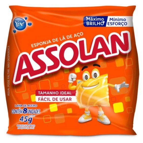 LÃ DE AÇO ASSOLAN YPÊ