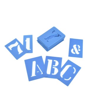 LETRAS E NÚMEROS 55MM MOLDE VAZADO ARTPLAS