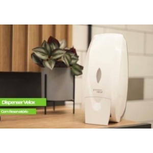 DISPENSER PARA SABONETE LÍQUIDO CLEAN VELOX COM RESERVATÓRIO PREMISSE