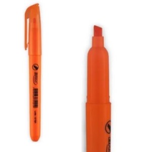 MARCA TEXTO LARANJA NEON BRW