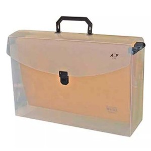 PASTA MALETA CRISTAL COM 6 PASTAS SUSPENSAS ACP