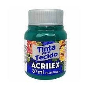 TINTA PARA TECIDO VERDE BANDEIRA 37ML ACRILEX