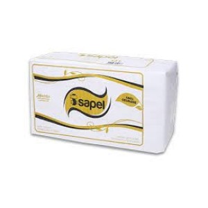 PAPEL TOALHA BRANCO 100% CELULOSE COM 1000 FOLHAS ISAPEL