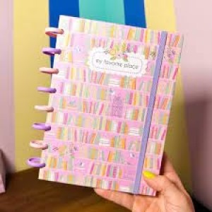 CADERNO 1/4 DE DISCOS AMOR POR LIVROS BUENDIA