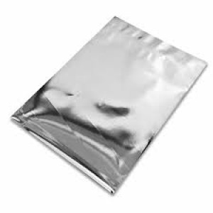 SACO METALIZADO PRATA 20X29 COM 50 UNIDADES GALA