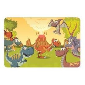 QUEBRA-CABEÇA DE MADEIRA DINOSSAUROS COM 30 PEÇAS PAIS&FILHOS