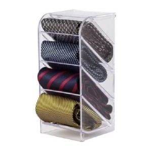 ORGANIZADOR DE MESA DIAGONAL 4 DIVISÓRIAS CRISTAL MAXCRIL