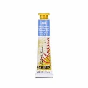TINTA ÓLEO BISNAGA 20ML REF.306 AZUL HORTÊNSIA ACRILEX