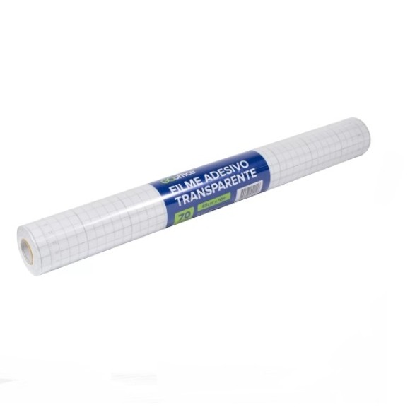 PAPEL ADESIVO CONTACT TRANSPARENTE 45CM X 25M DE 70 MICRAS GO OFFICE