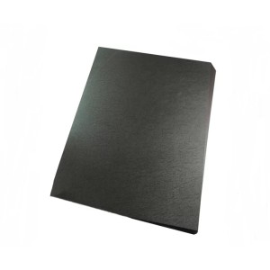 CONTRA CAPA PARA ENCADERNAÇÃO A3 PRETA COM 100 UNIDADES