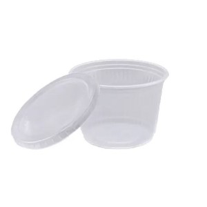 EMBALAGEM 100ML POTE REDONDO COM TAMPA C/100 UNIDADES TOTALPLAST