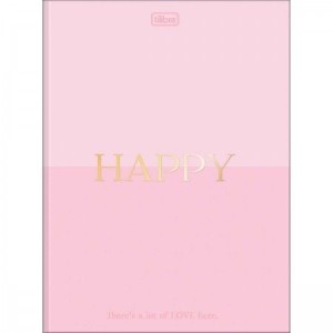 CADERNO UNIVERSITÁRIO 48FLS CAPA DURA BROCHURA HAPPY TILIBRA