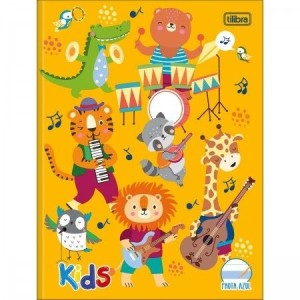 CADERNO 40FLS CALIGRAFIA COLEGIAL CAPA DURA BROCHURA PAUTA AZUL SAPECA KIDS TILIBRA