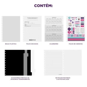 CADERNO INTELIGENTE A5 BY GOCASE CLASSICAL ROSE BLACK
