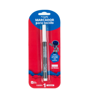 CANETA PARA TECIDO BRANCA FUTURO