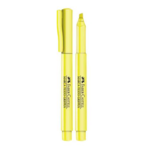 MARCA TEXTO AMARELO GRIFPEN BLISTER FABER CASTELL