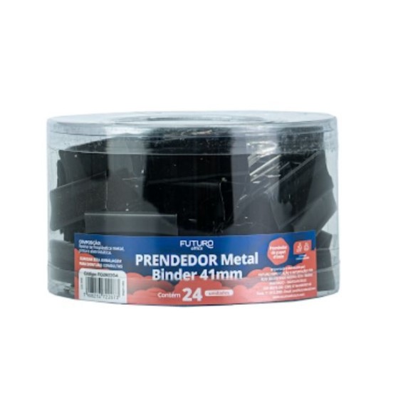 BINDER CLIPS 41MM C/24 UNIDADES FUTURO